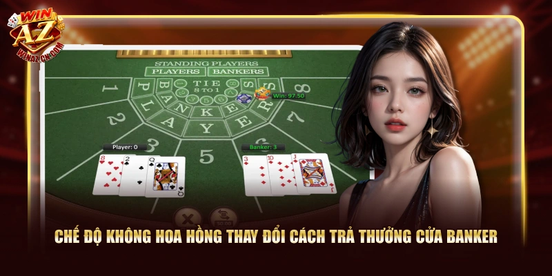 Game Bài Baccarat WinAZ Sở Hữu RTP 98.94% Ấn Tượng 3 Chế độ không hoa hồng thay đổi cách trả thưởng cửa Banker