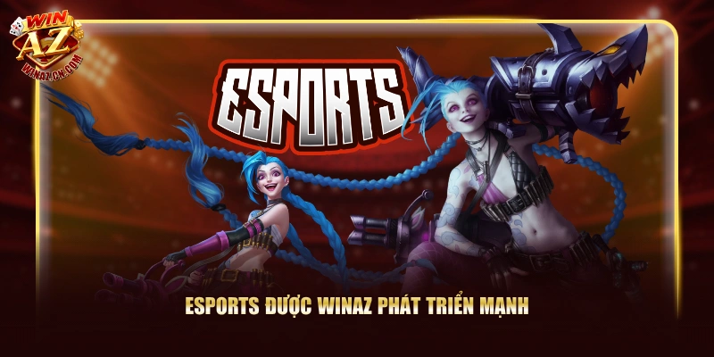 Esports được Winaz phát triển mạnh
