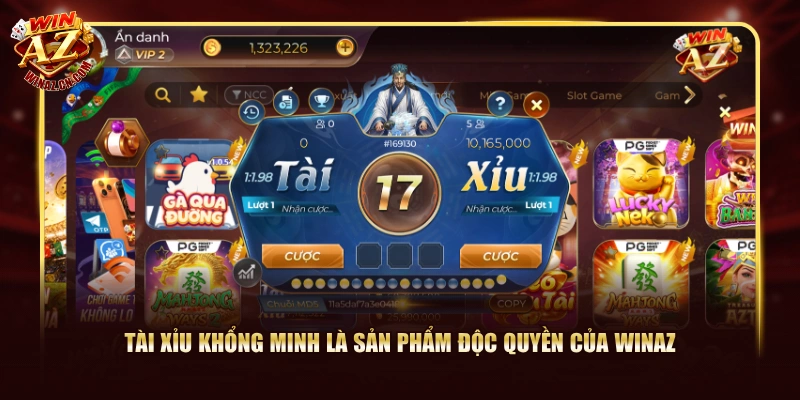 3 Phiên Bản Tài Xỉu WinAZ - Luật Chơi & Tỷ Lệ Thưởng 2 Tài Xỉu Khổng Minh là sản phẩm độc quyền của WinAZ