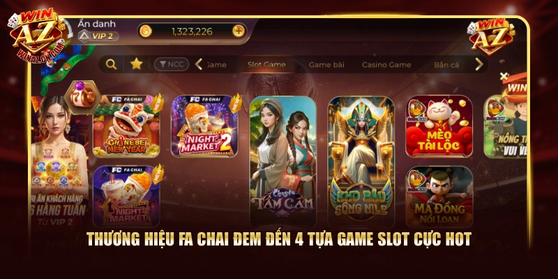 Thương hiệu FA Chai đem đến 4 tựa game slot cực hot